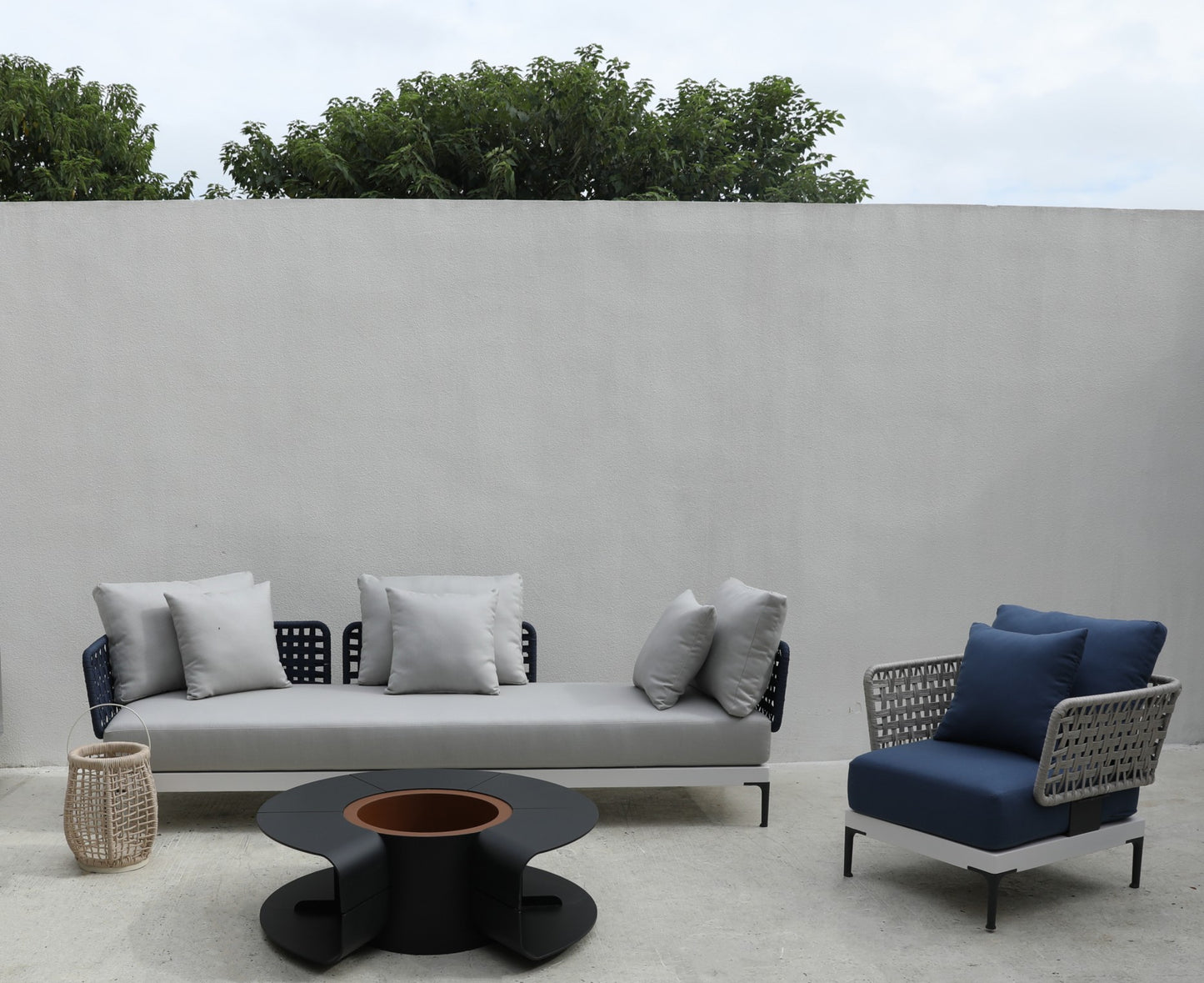 Aluminum sofa