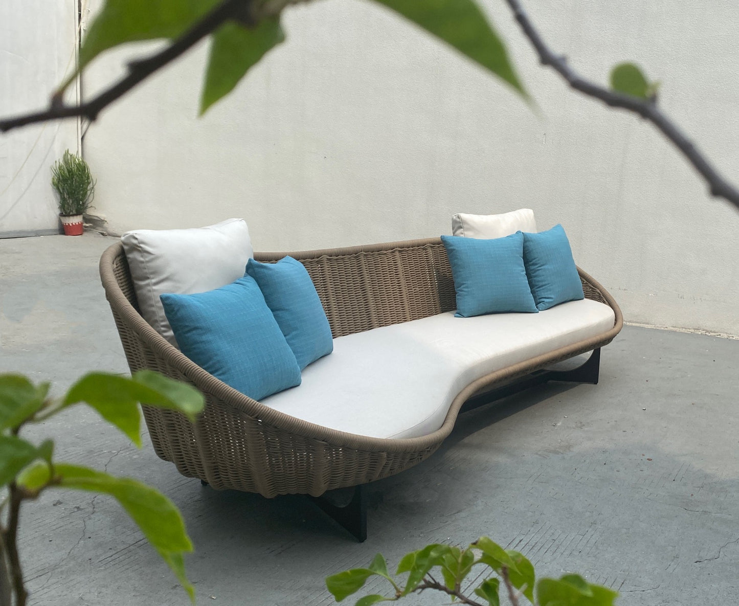 Aluminum sofa