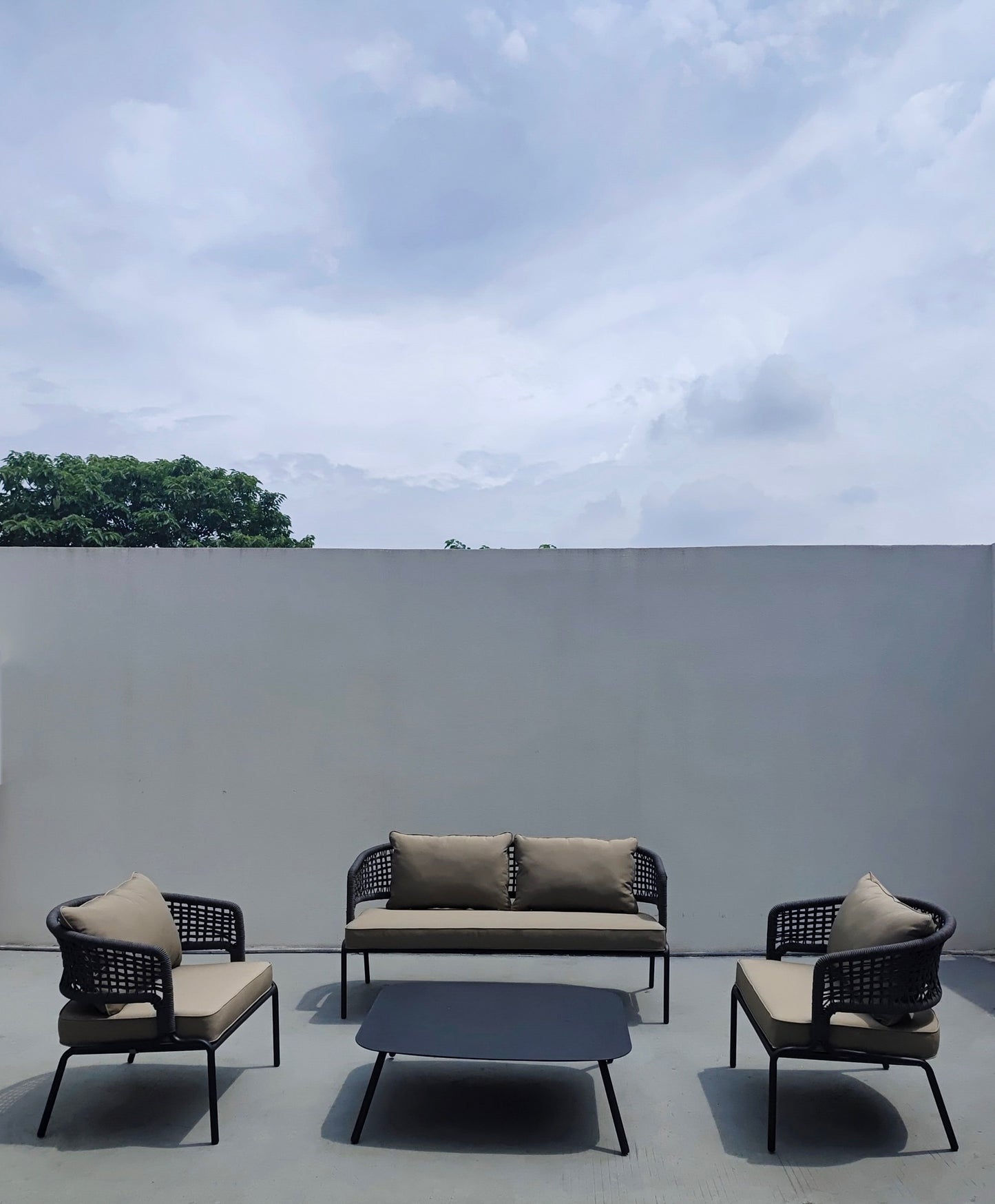Aluminum sofa