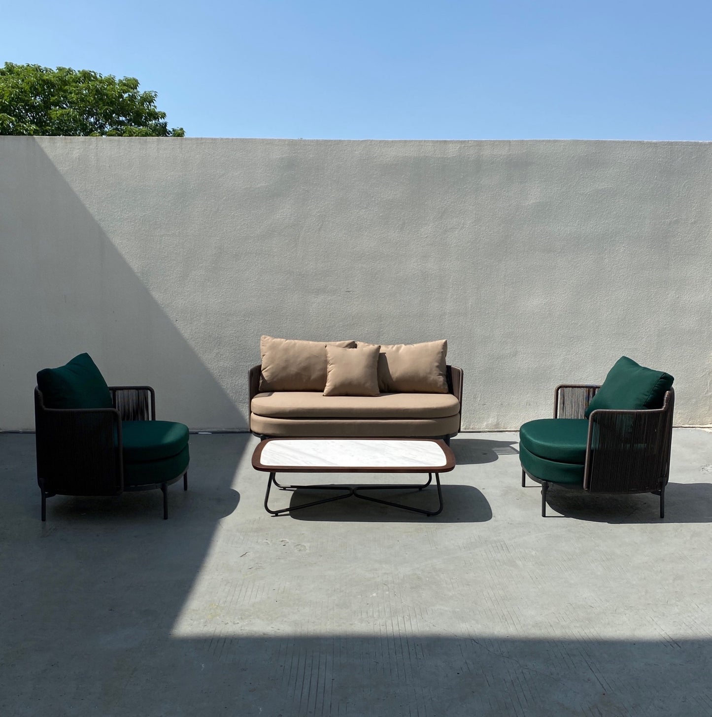 Aluminum sofa