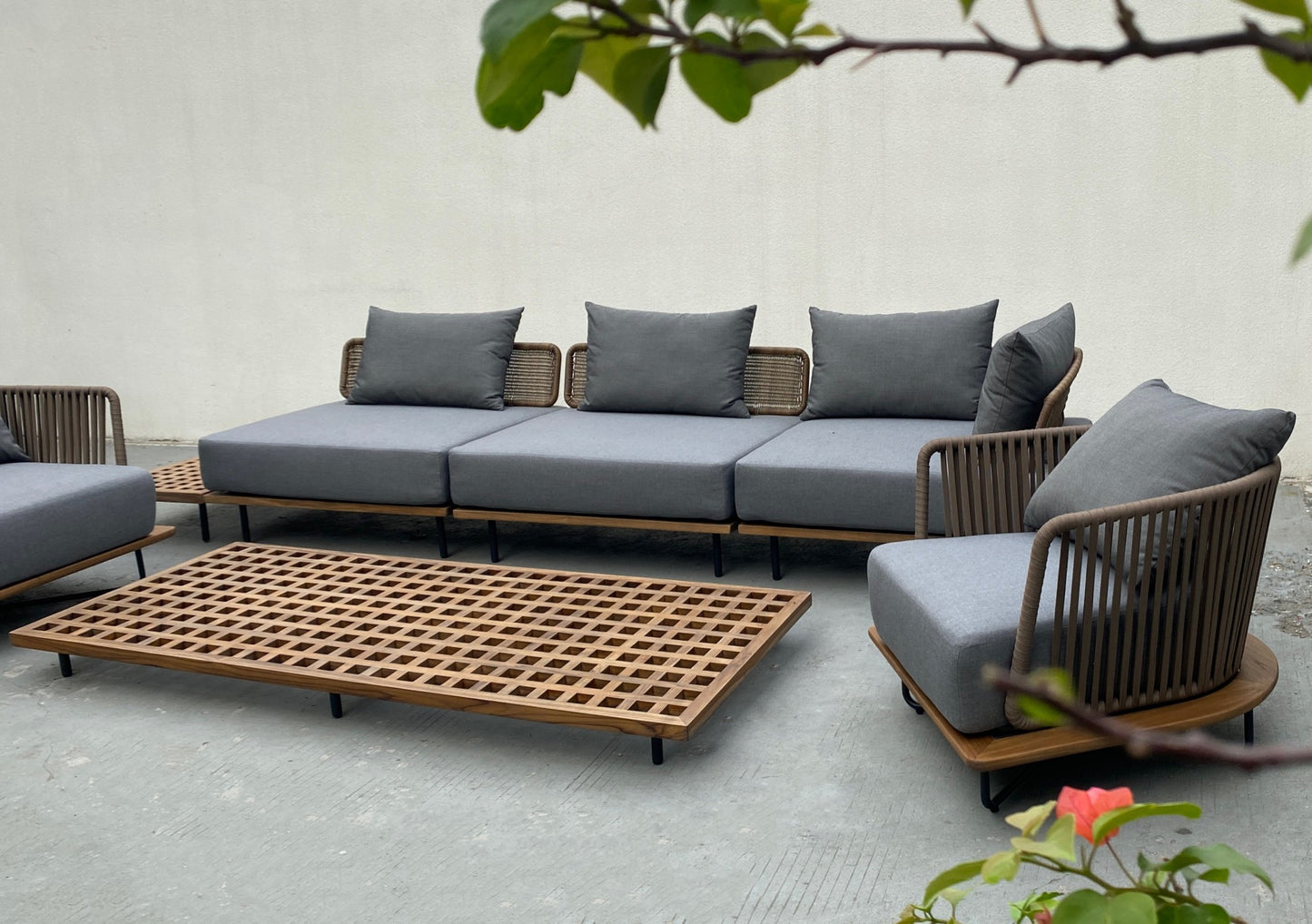 Teak sofa