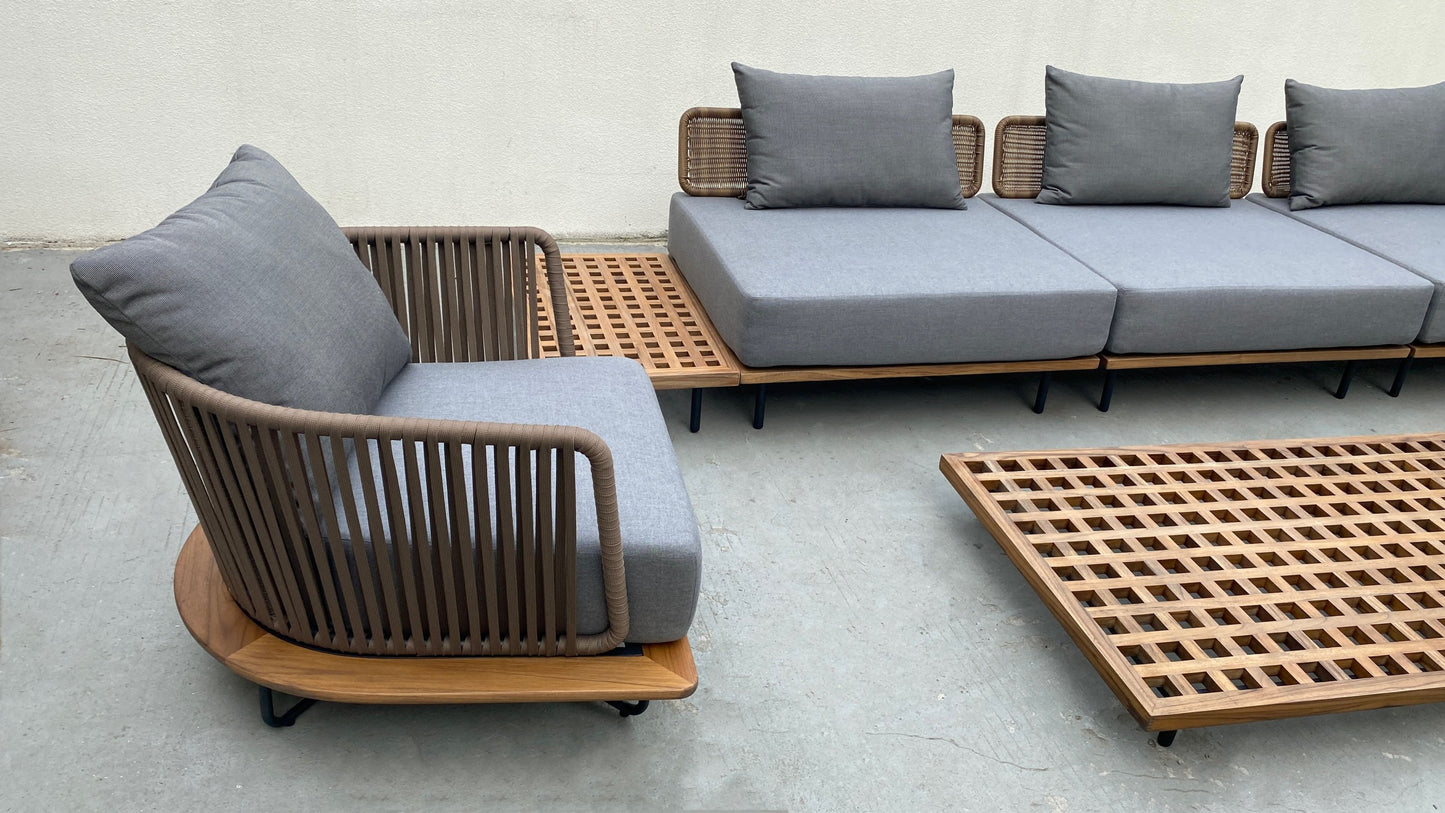 Teak sofa