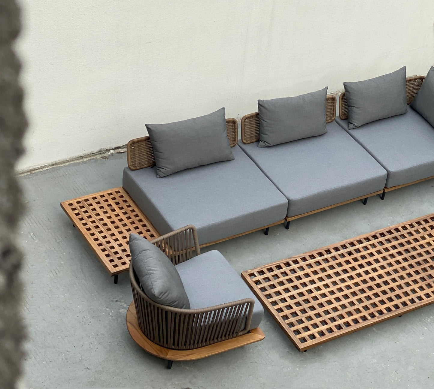 Teak sofa