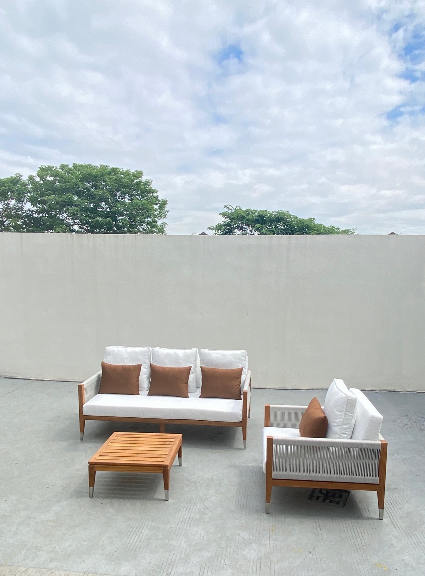 Teak sofa