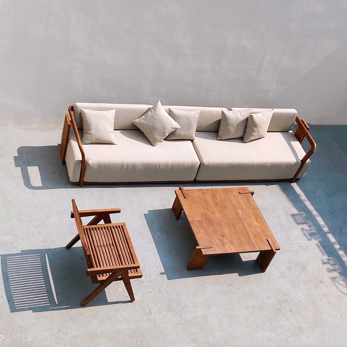 Teak sofa