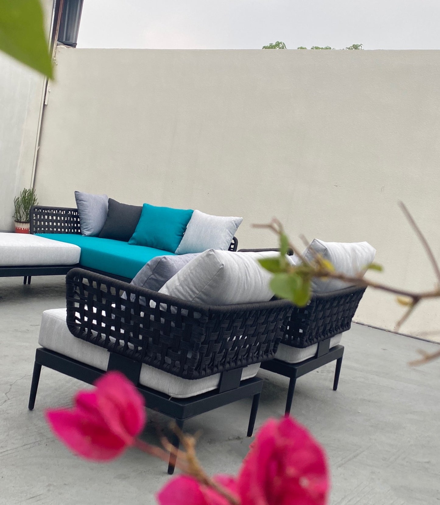 Aluminum sofa