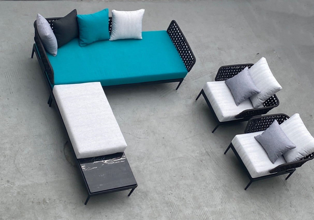 Aluminum sofa
