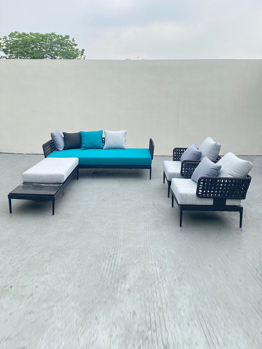 Aluminum sofa