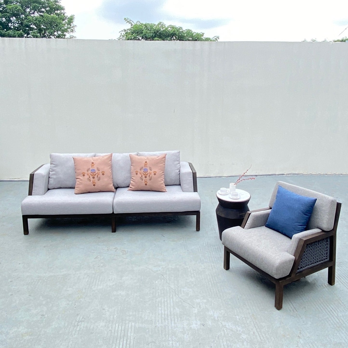 Teak sofa