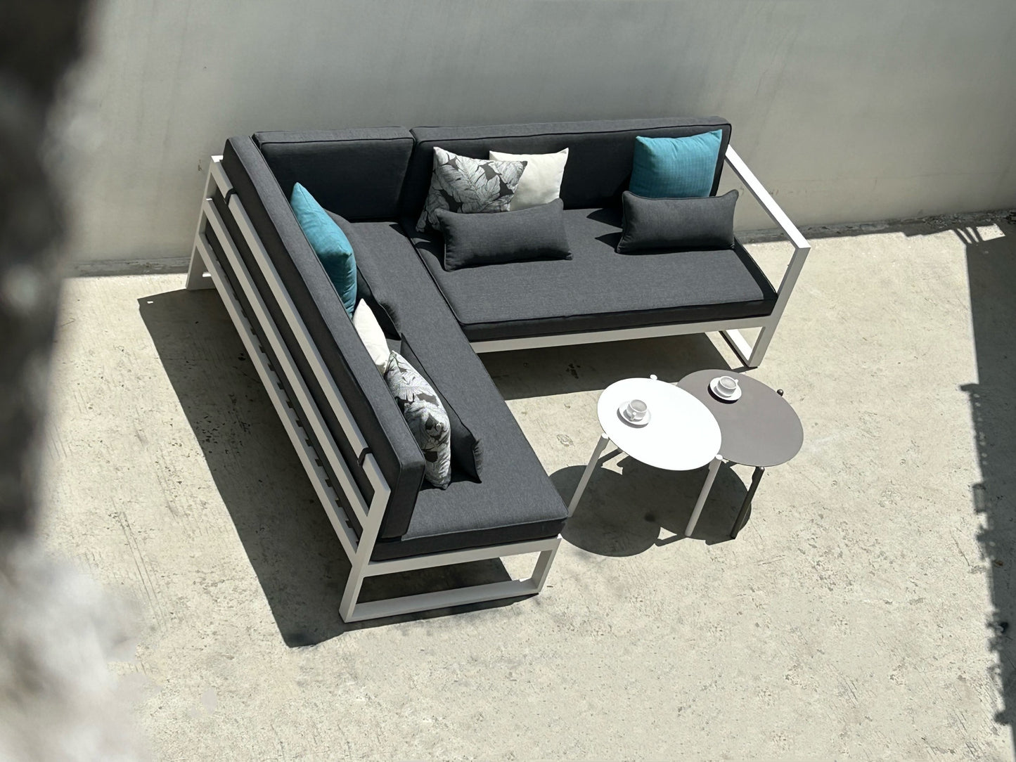 Aluminum sofa