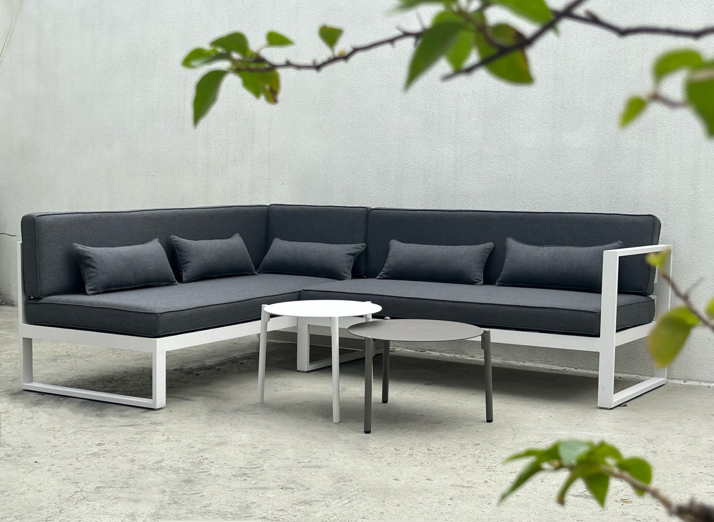 Aluminum sofa