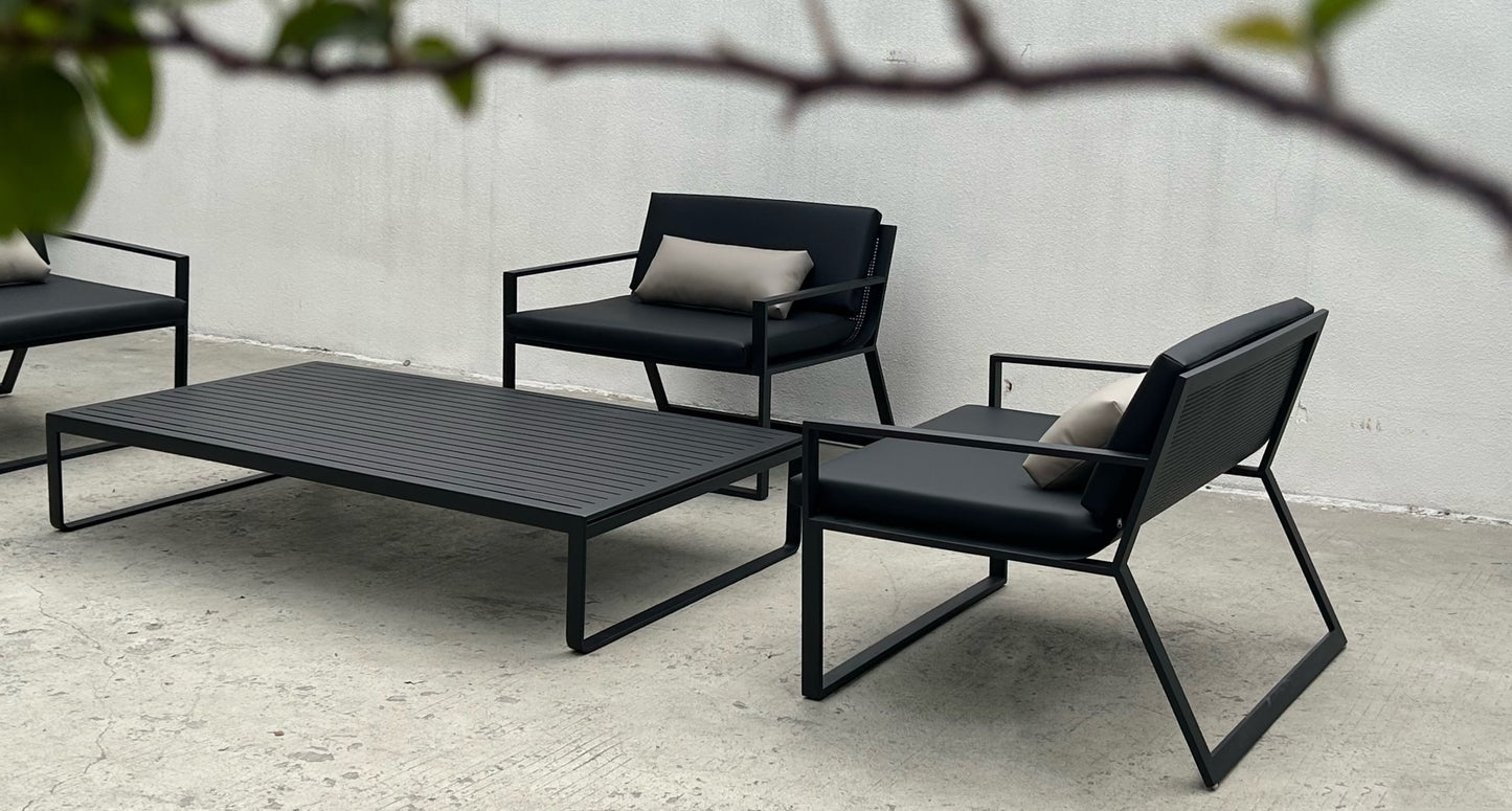 Aluminum sofa