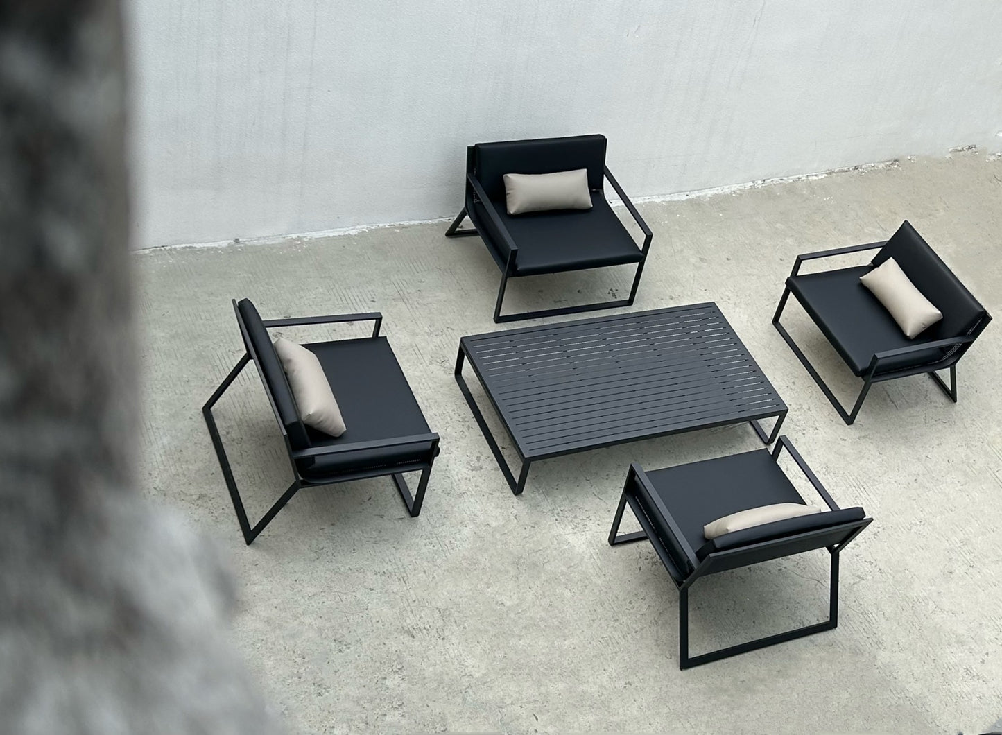 Aluminum sofa