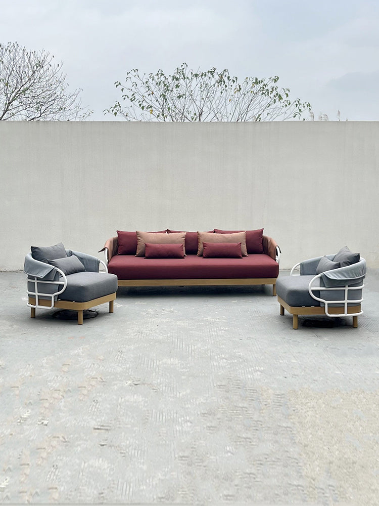 Aluminum sofa