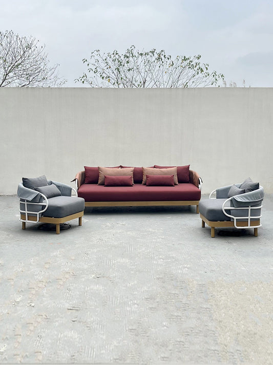 Aluminum sofa
