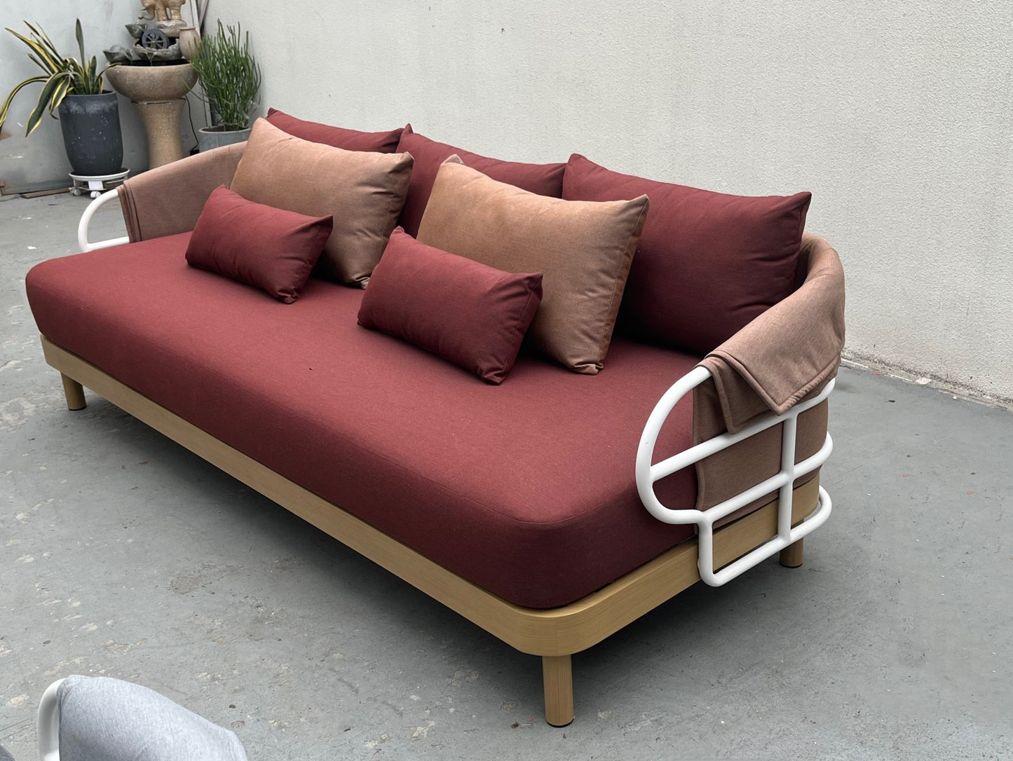 Aluminum sofa
