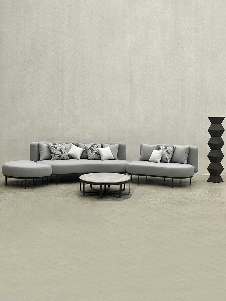 Aluminum sofa