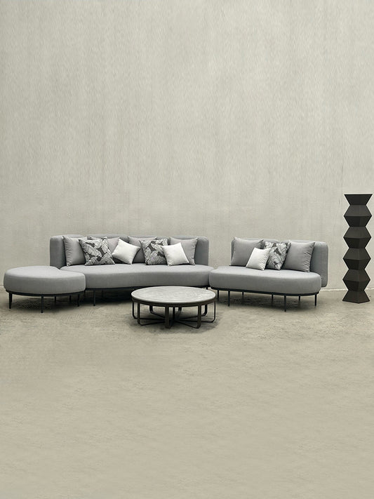 Aluminum sofa