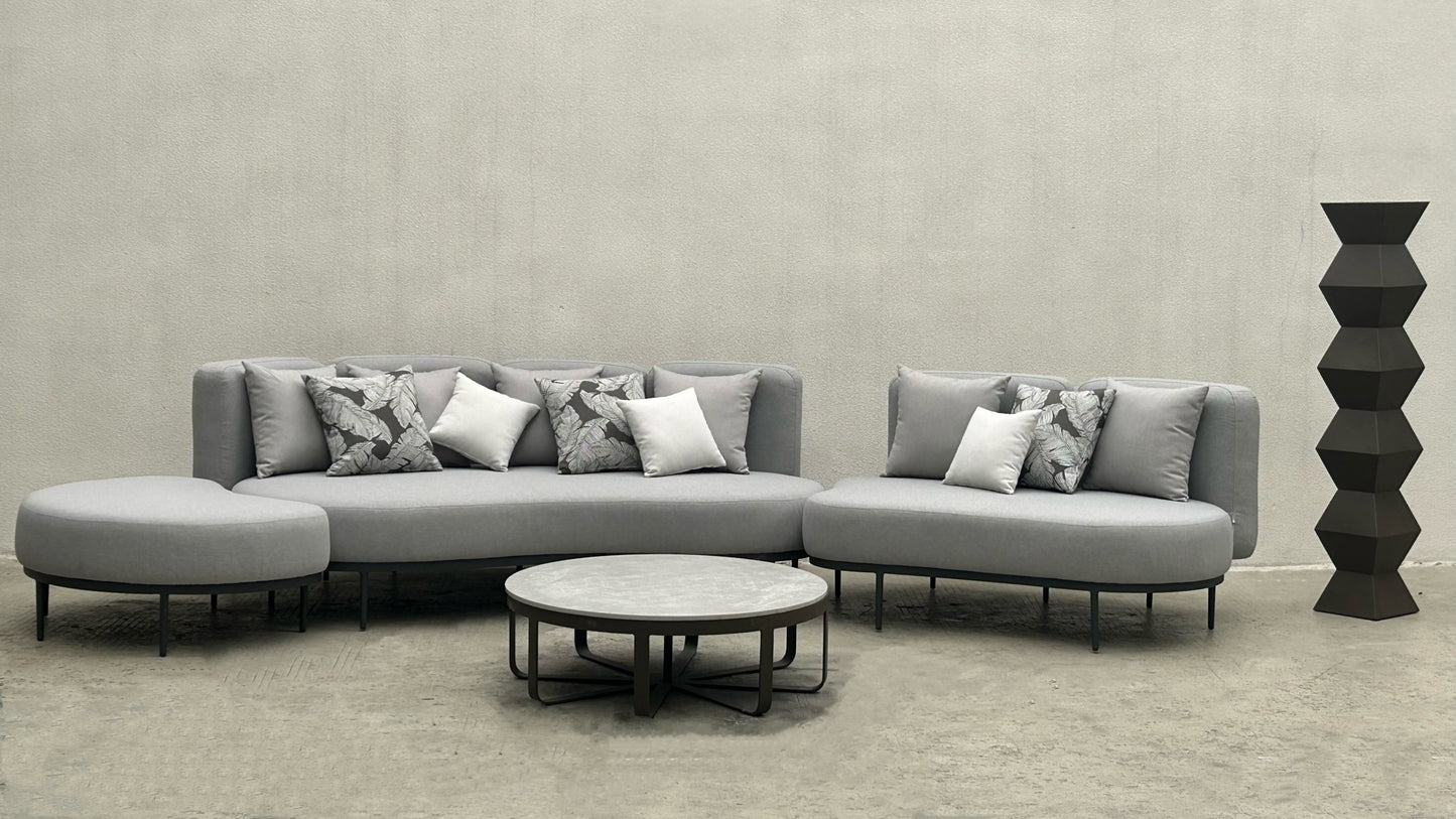Aluminum sofa