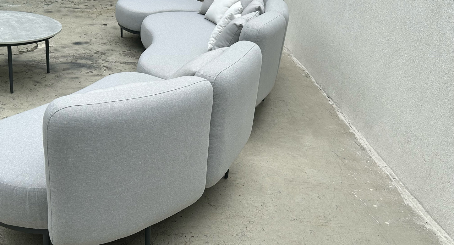 Aluminum sofa