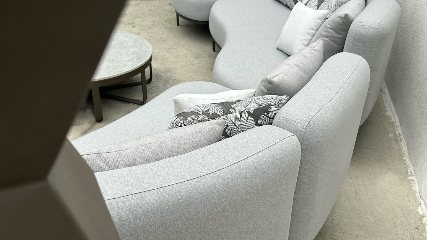 Aluminum sofa