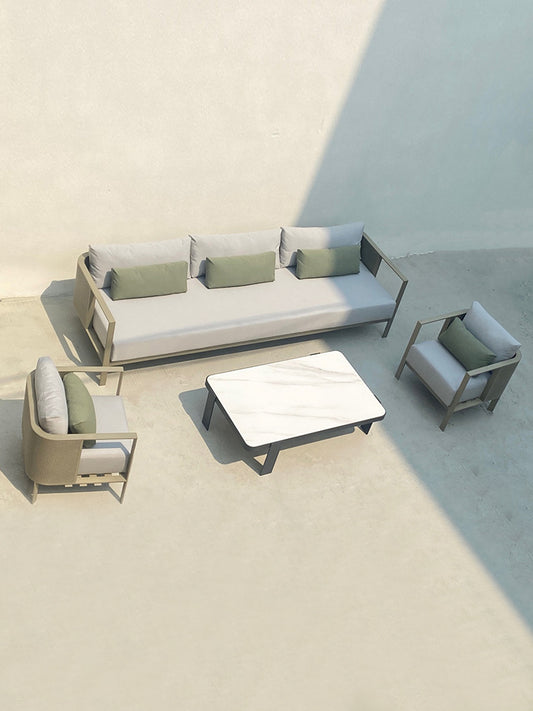 Aluminum sofa