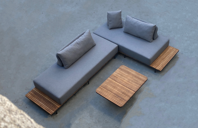 Teak sofa