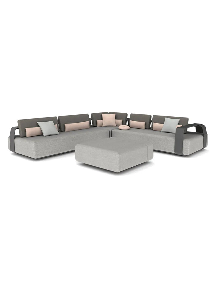 Aluminum sofa
