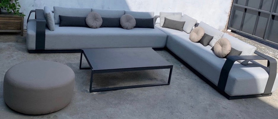 Aluminum sofa