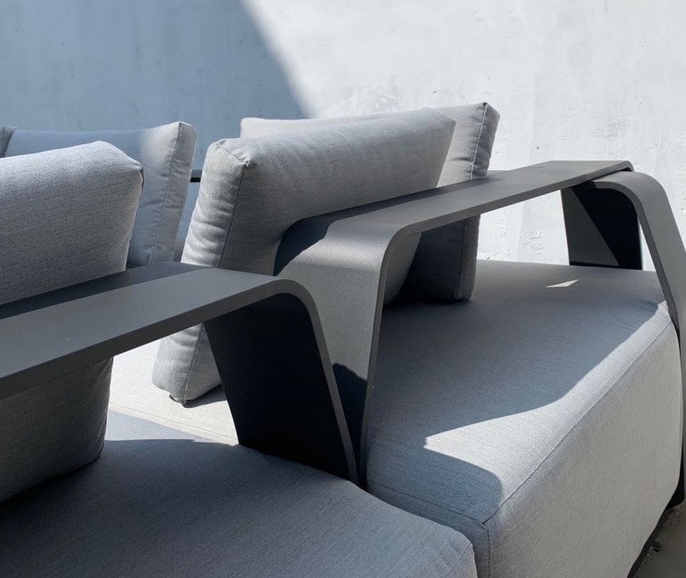 Aluminum sofa