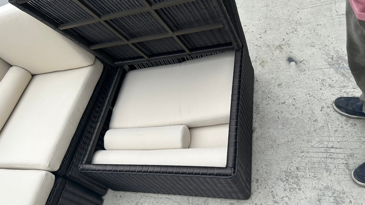 Aluminum sofa