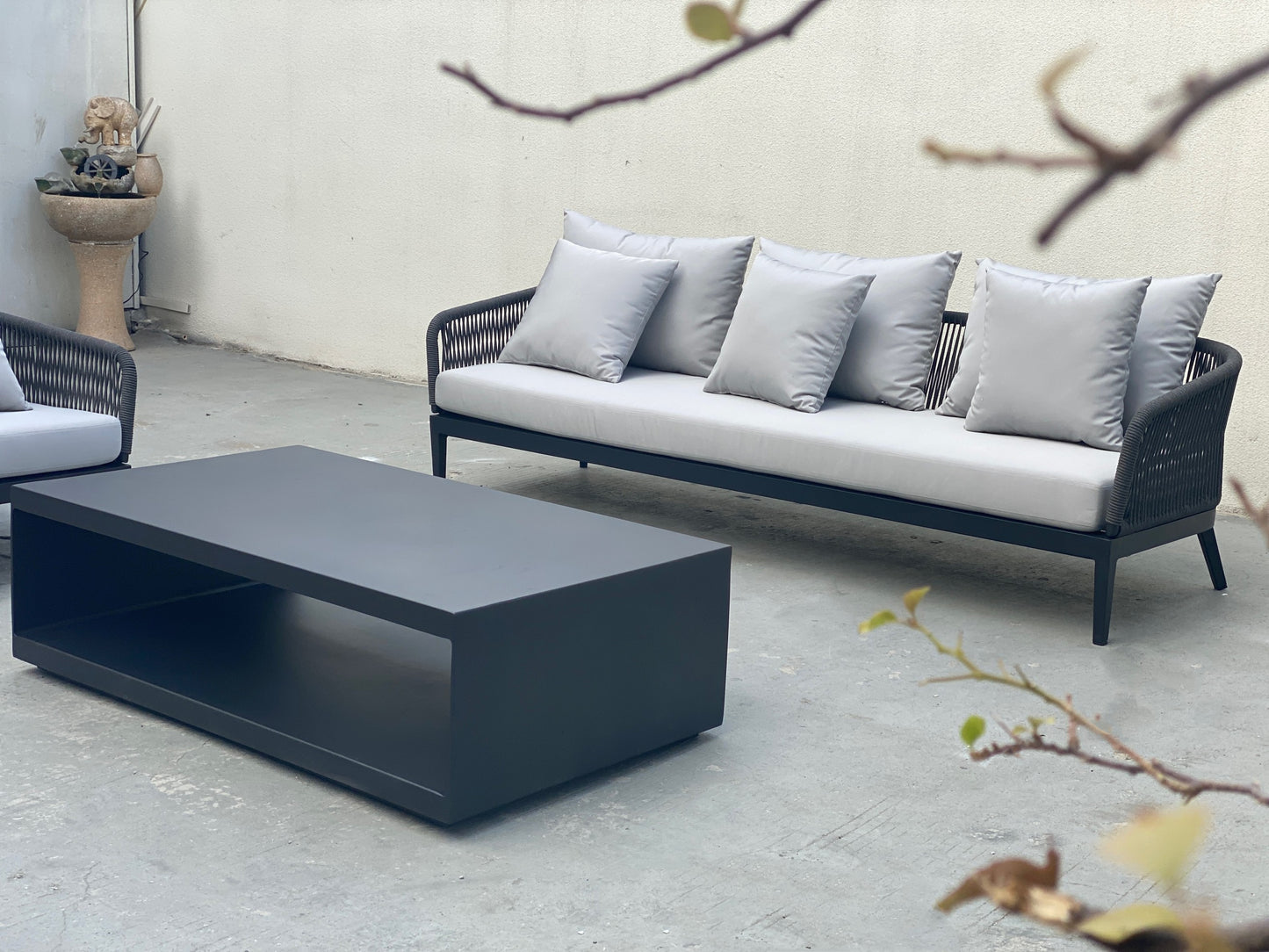 Aluminum sofa