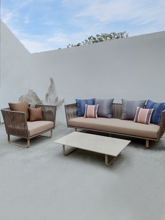 Aluminum sofa