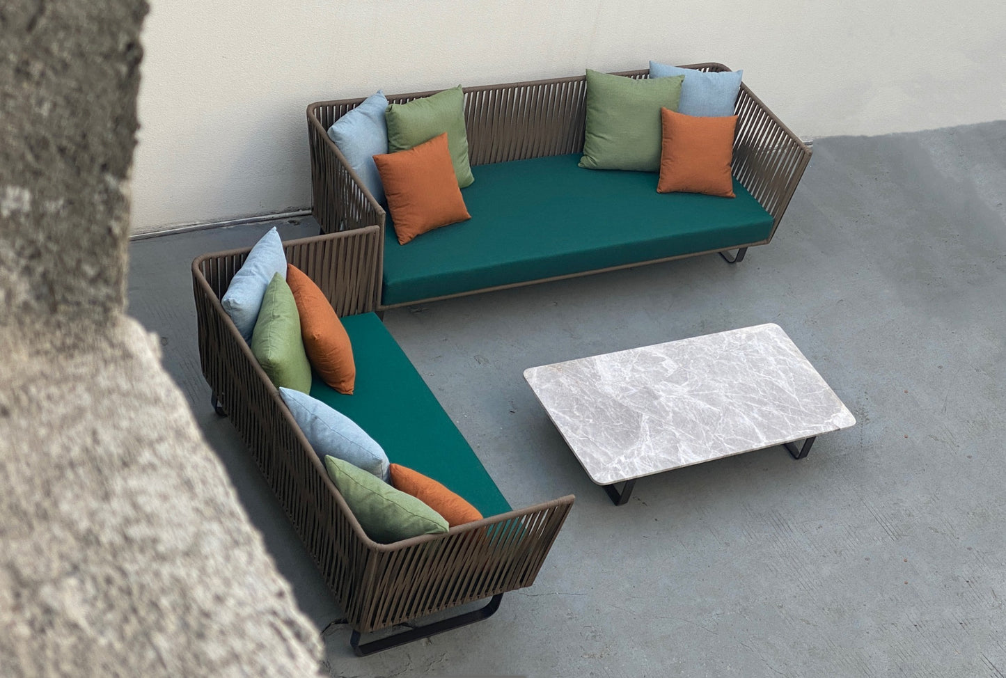 Aluminum sofa
