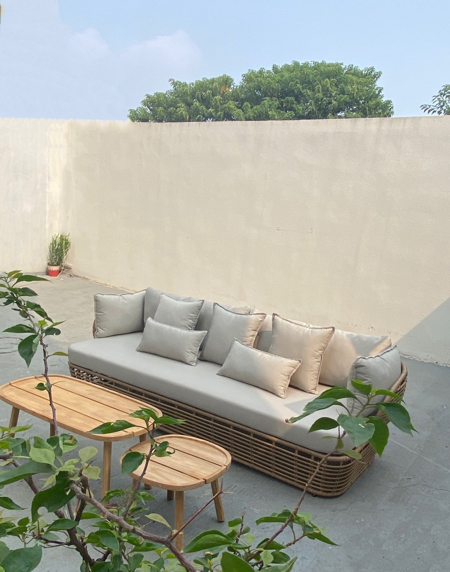 Aluminum sofa