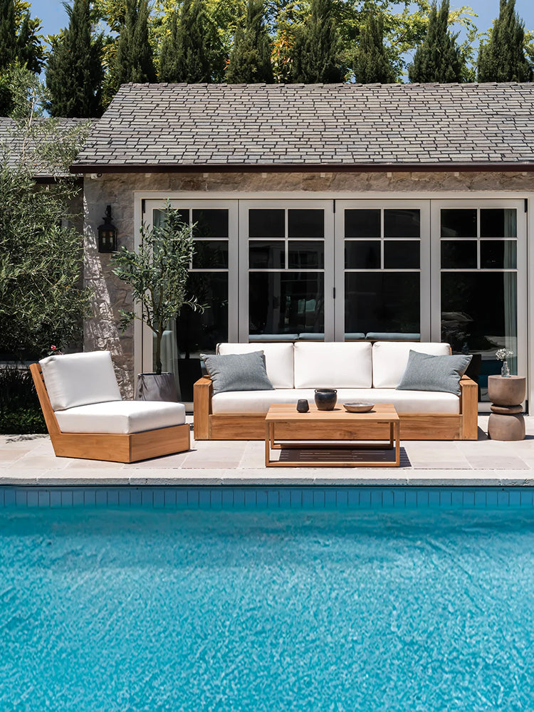 Teak sofa