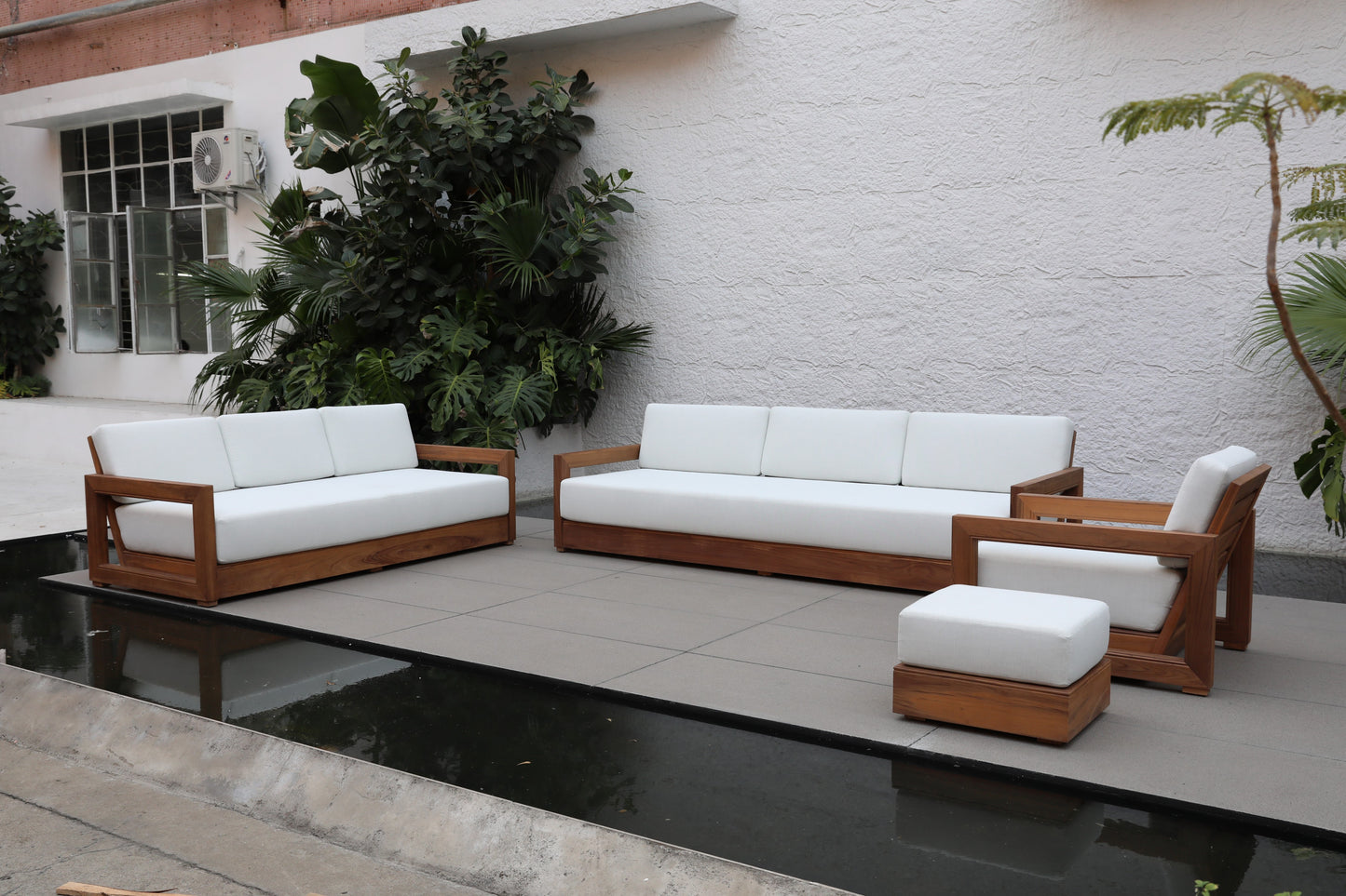 Teak sofa