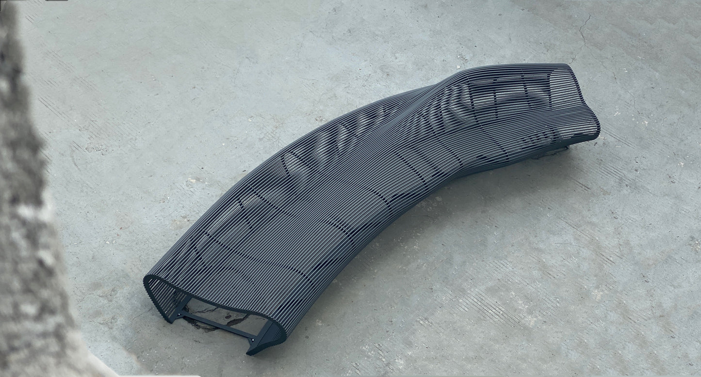 Aluminum sofa