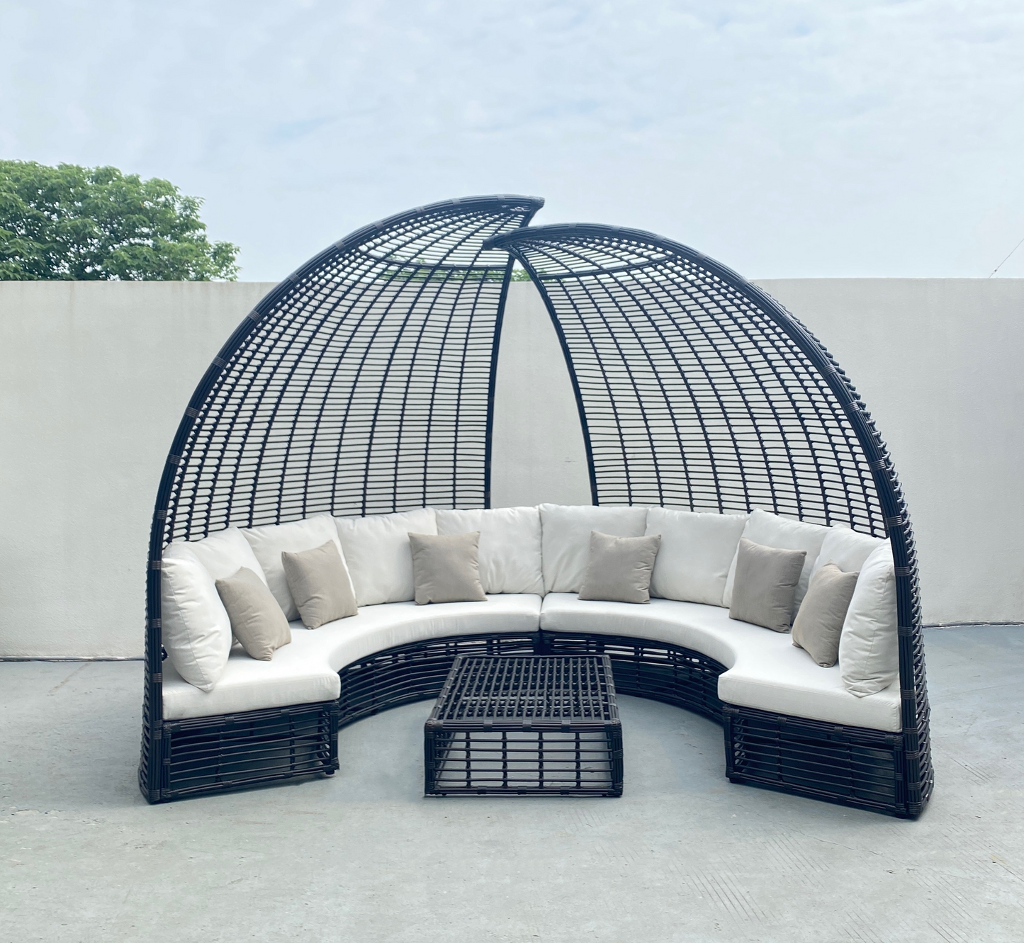 Aluminum sofa