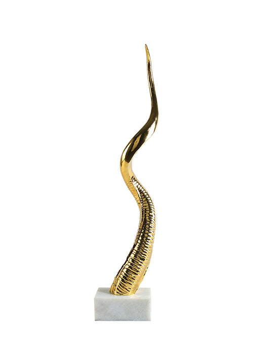 JS421X01 horn sculpture ornament