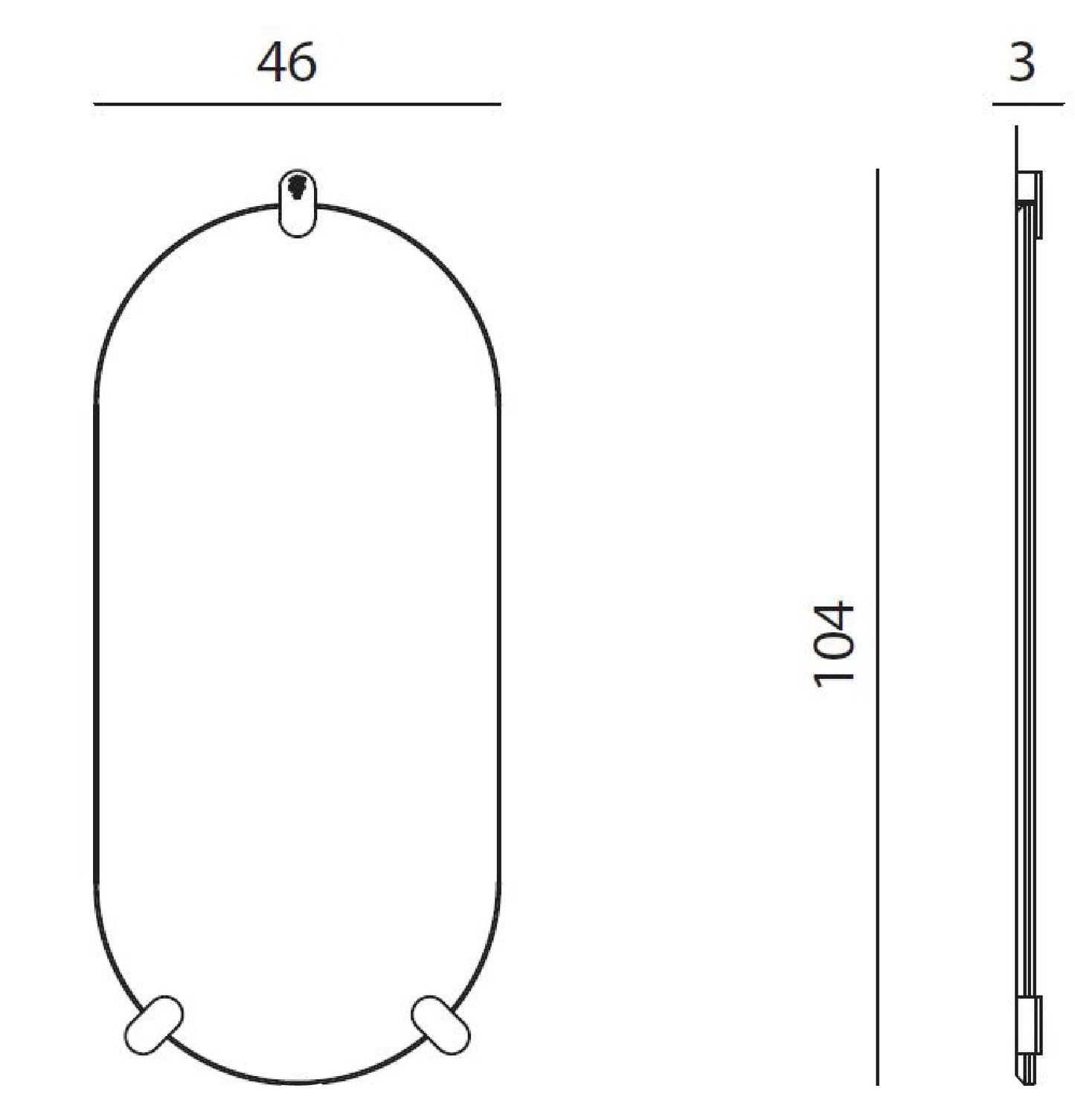 Visionnaire Kobol Mirror
