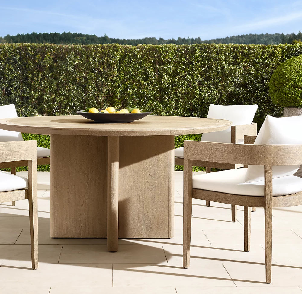 RH Balmain Round Dining Table