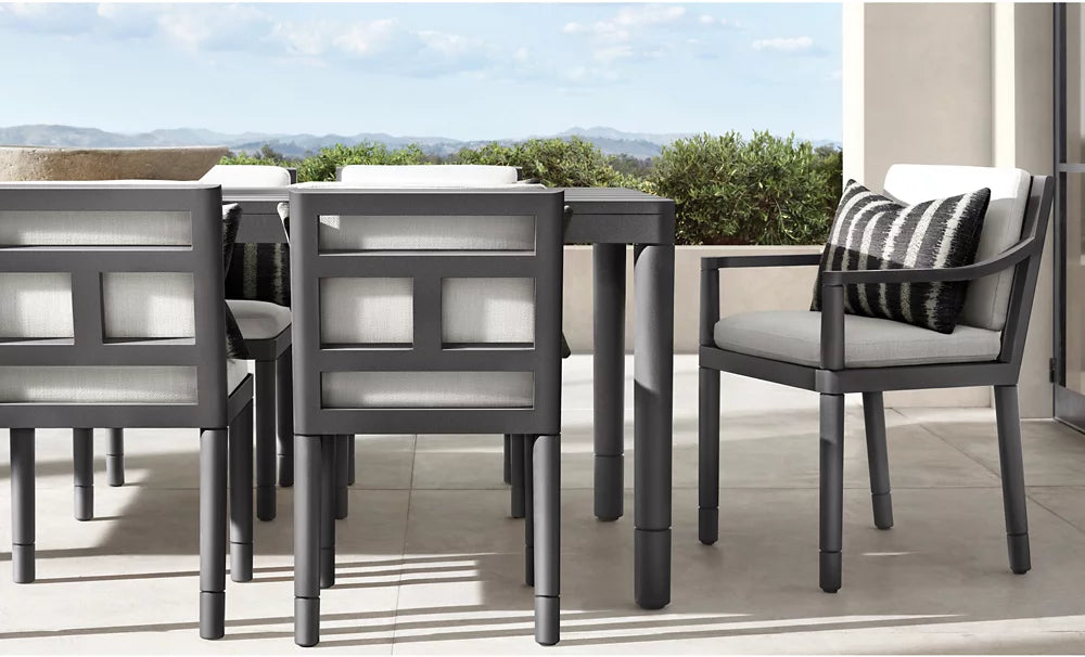 RH Miramar Aluminum Dining Side Chair