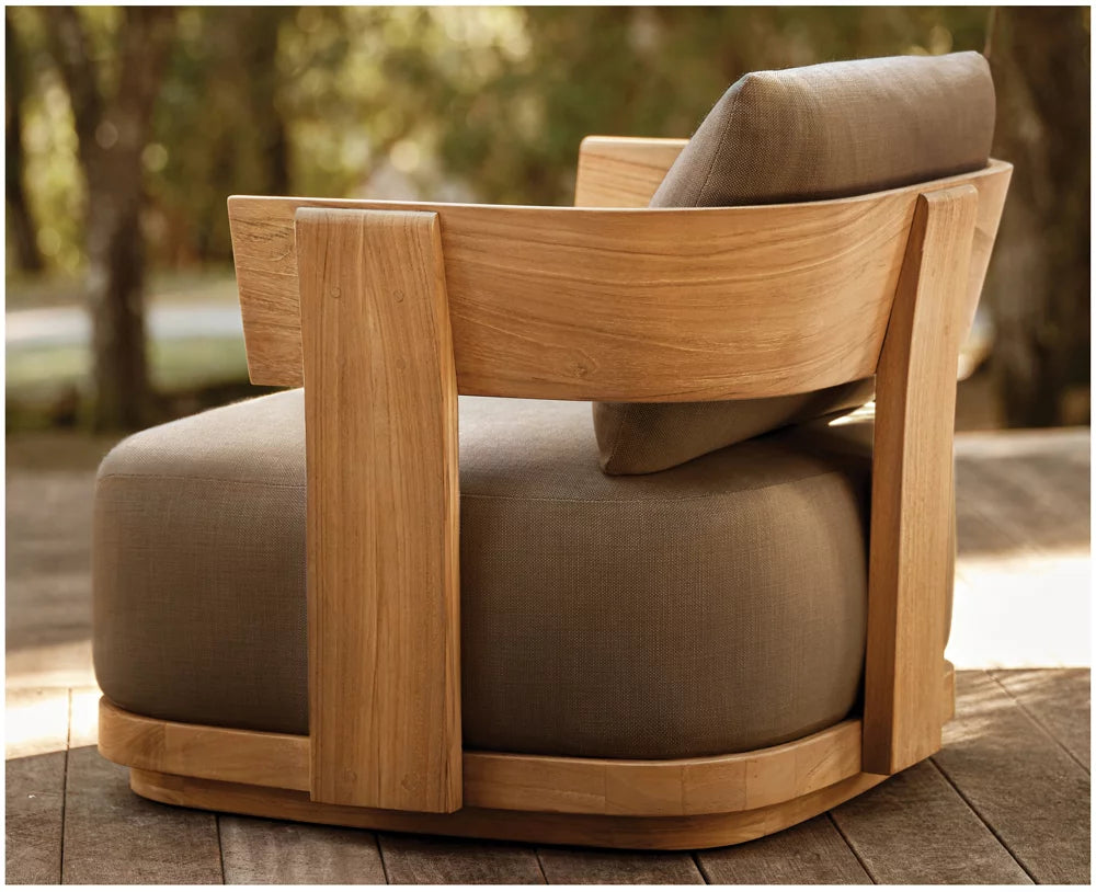 RH Solaro Teak Lounge Chair