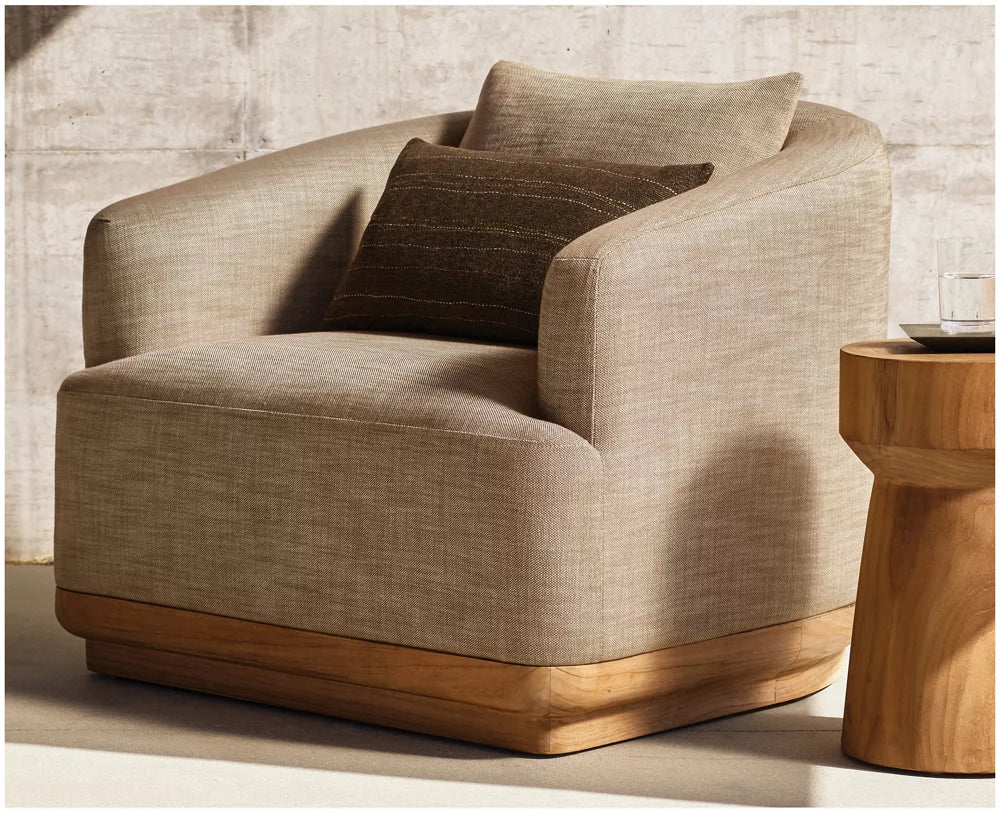 RH Oslo Teak Armchair