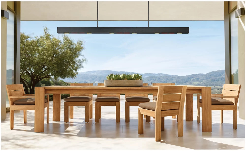 RH Marbella Rectangular Dining Table