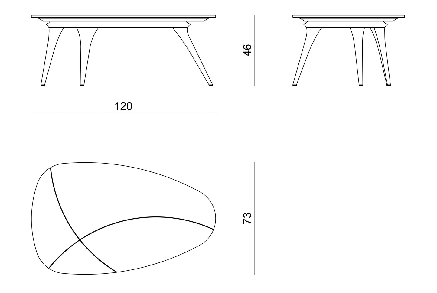 Visionnaire Ruben Coffee Table