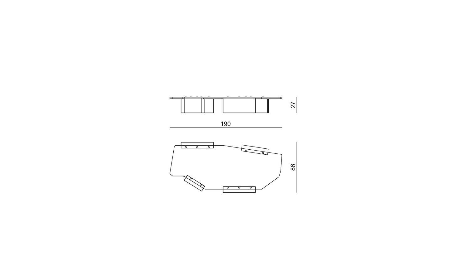 Visionnaire Stealth Coffee Table