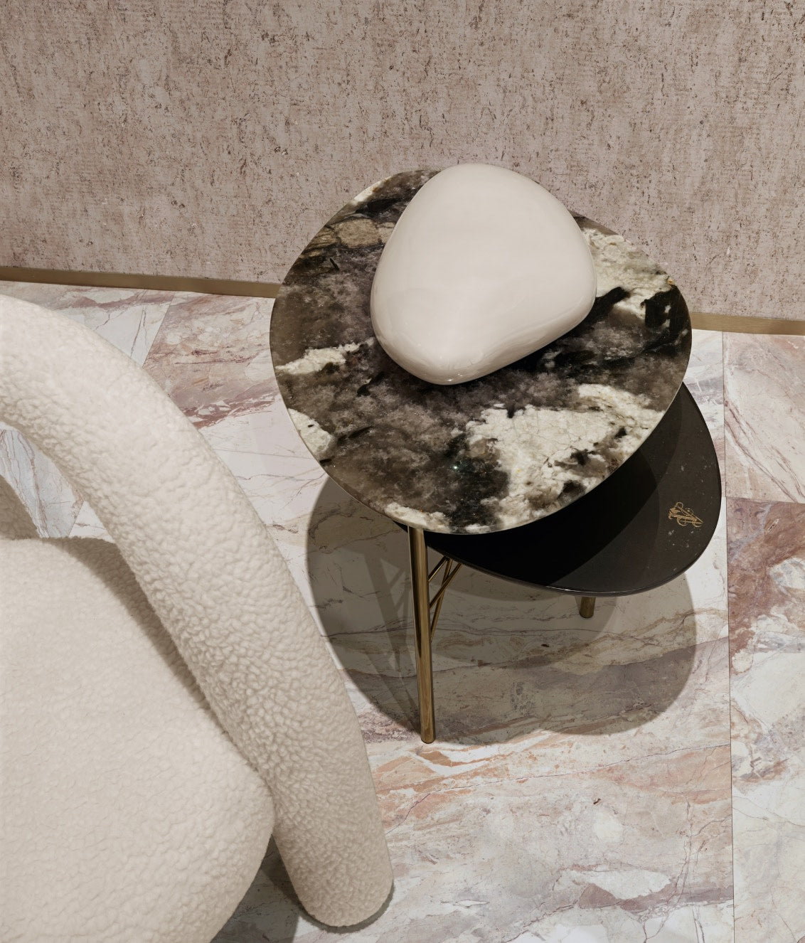 Visionnaire Trapeze Side Table