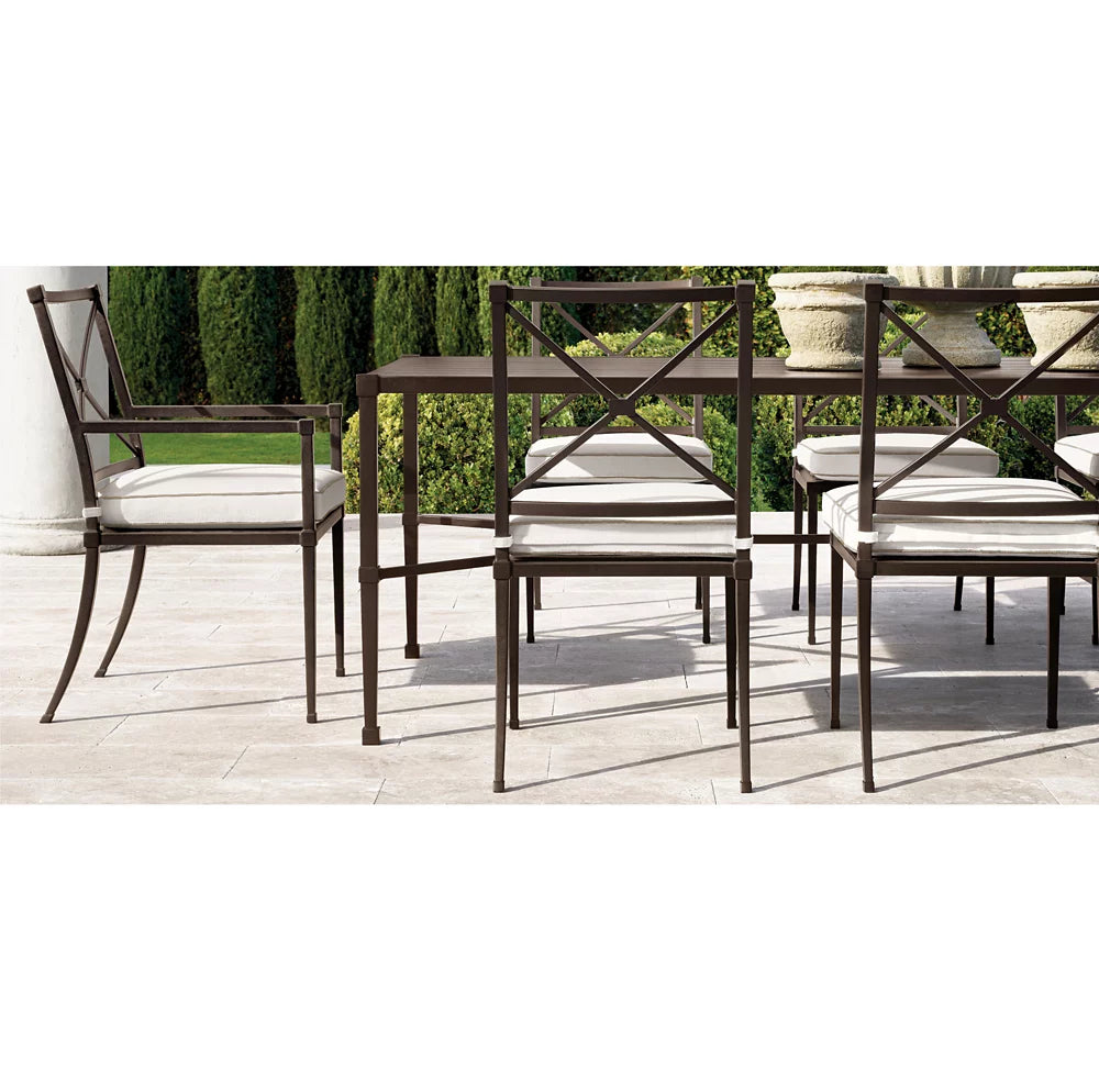 RH Trousdale Cast Aluminum Dining Side Chair